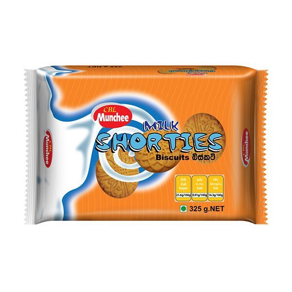 CBL Munchee Milk Shorties Biscuits 325g
