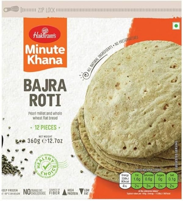 Haldirams Minute Khana Bajra Roti 360g