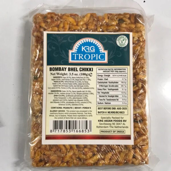 KRG Tropic Bombay Bhel Chikki 100g