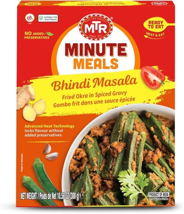 MTR Bhindi Masala (Fried Okra in Spiced Gravy) 300g