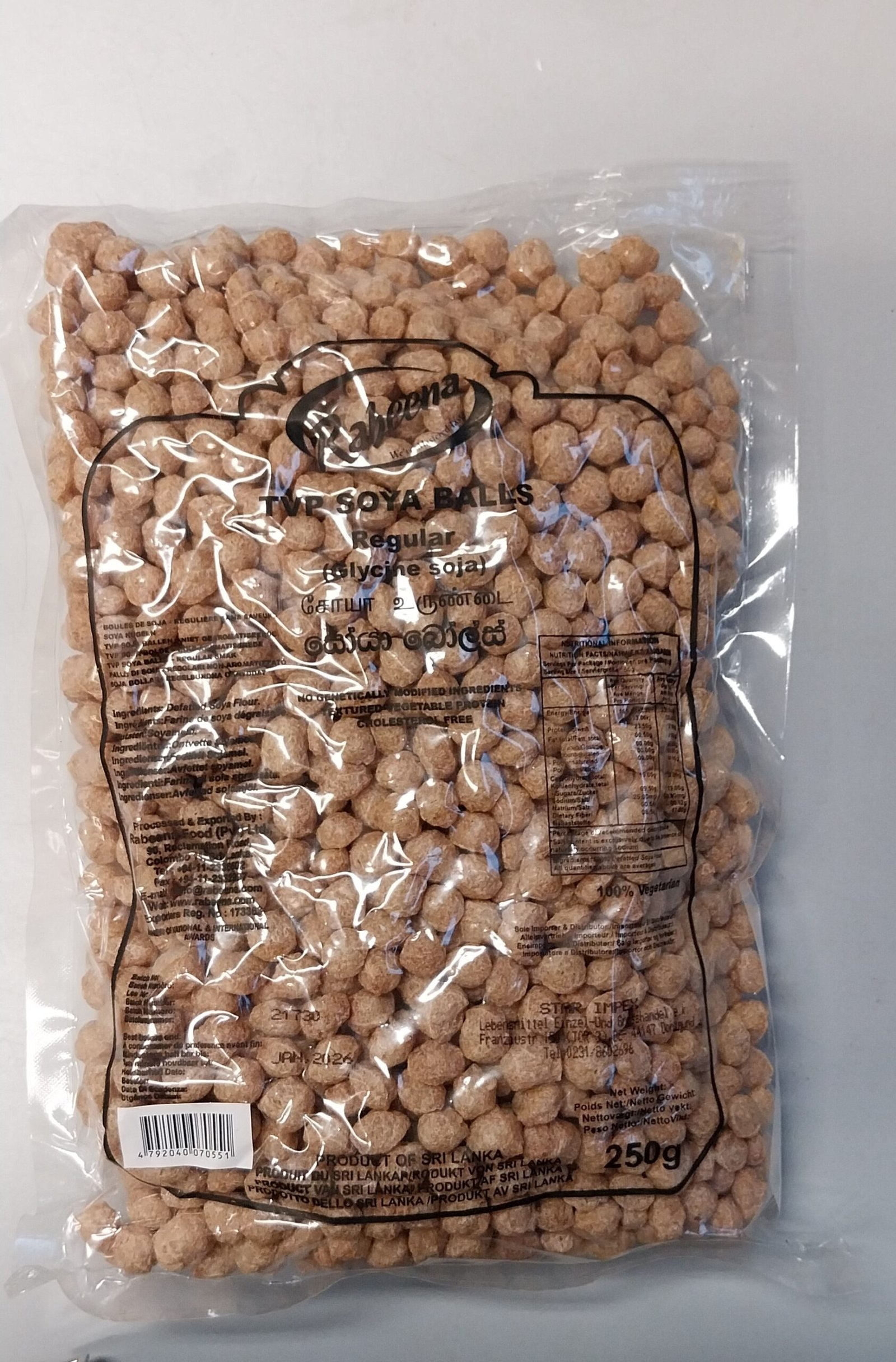 Rabeena TVP Soya Balls 250g